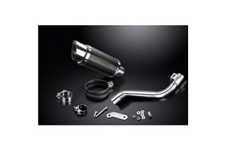 HONDA CRF250L 2017-2020 200MM ROUND CARBON SILENCER EXHAUST KIT