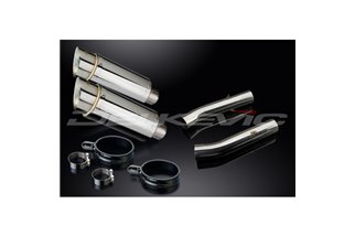 APRILIA TUONO1000R FACTORY 06-10 KIT SCARICO SILENZIATORE TONDO INOX 200MM