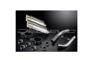 KIT SCARICO SILENZIATORE TONDO IN ACCIAIO INOX HONDA CBF1000 GT ABS 2006-2011 200MM