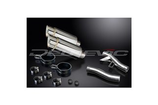 KAWASAKI GTR1000 CONCOURS 86-06 KIT SCARICO SILENZIATORE INOX TONDO DA 200 MM