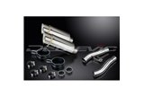 TRIUMPH TROPHY 900 1996-2002 KIT SCARICO SILENZIATORE TONDO IN ACCIAIO INOX DA 200 MM