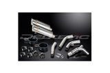 KIT SCARICO SILENZIATORE TONDO IN ACCIAIO INOX KAWASAKI ZX10R NINJA 2006-2007 200MM