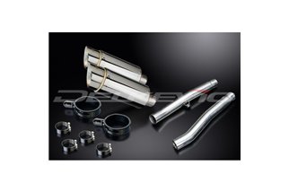 TRIUMPH TROPHY 1200 1991-1993 200MM ROUND STAINLESS SILENCER EXHAUST KIT