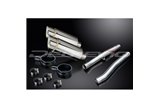 TRIUMPH TROPHY 1200 1991-1993 KIT SCARICO SILENZIATORE TONDO IN ACCIAIO INOX DA 200 MM