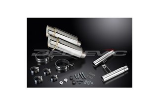 KAWASAKI GPZ900R ZX900A 1984-03 KIT SCARICO SILENZIATORE INOX TONDO DA 200 MM