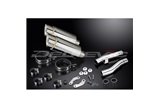 KIT SCARICO SILENZIATORE TONDO IN ACCIAIO INOX KAWASAKI ZR1100B ZEPHYR 1996-97 200MM