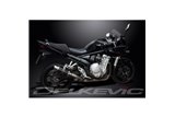 SUZUKI GSF1250 BANDIT 07-16 FULL EXHAUST SYSTEM 200MM CARBON ROUND SILENCER