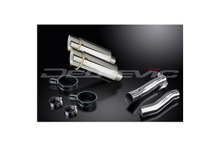 KIT SCARICO SILENZIATORE TONDO IN ACCIAIO INOX KAWASAKI Z1000 2010-2020 200MM