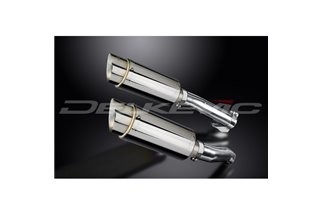 KAWASAKI Z1000 2010-2020 200MM ROUND STAINLESS SILENCER EXHAUST KIT