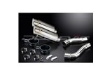 TRIUMPH STREET TRIPLE 675 07-12 KIT SCARICO SILENZIATORE TONDO IN ACCIAIO INOX 200MM