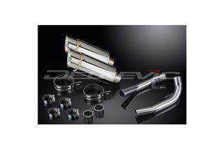 KIT SCARICO SILENZIATORE TONDO IN ACCIAIO INOX HONDA VTR1000 SP1 2000-2001 200MM