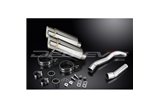 KIT SCARICO SILENZIATORE TONDO IN ACCIAIO INOX KAWASAKI Z1000 2007-2009 200MM