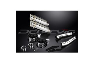 DUCATI MONSTER 620-695-800 02-08 KIT SCARICO SILENZIATORE TONDO INOX 200MM