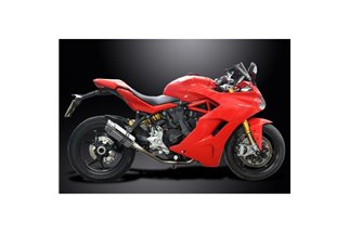 DUCATI SUPERSPORT 939 2017-2019 DECAT KIT SCARICO TONDO INOX 200MM