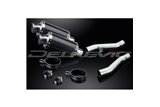 KAWASAKI ZZR400 ZZR600 1990-2009 KIT SCARICO SILENZIATORE OVALE IN CARBONIO DA 225 MM