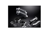 KAWASAKI Z1000SX ABS 2010-2019 KIT SCARICO SILENZIATORE OVALE IN CARBONIO DA 225 MM