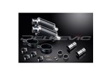 TRIUMPH LEGEND 900 1998-2001 KIT SCARICO SILENZIATORE OVALE IN CARBONIO DA 225 MM