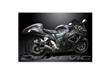 SUZUKI GSX1300R HAYABUSA 2008-2020 KIT SCARICO SILENZIATORE OVALE IN CARBONIO DA 225 MM