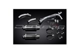 YAMAHA YZF-R1 YZFR1 09-14 DECAT 225MM KIT SCARICO SILENZIATORE OVALE IN CARBONIO