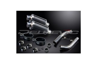 HONDA CBF1000 GT ABS 2006-2011 225MM OVAL CARBON SILENCER EXHAUST KIT