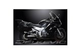 KIT SCARICO SILENZIATORE OVALE IN CARBONIO YAMAHA FJR1300 2001-2005 225MM