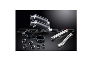 YAMAHA FJ1200 (3CV) 1988-1990 KIT SCARICO SILENZIATORE OVALE IN CARBONIO DA 225 MM