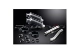 YAMAHA FJ1200 (3CV) 1988-1990 KIT SCARICO SILENZIATORE OVALE IN CARBONIO DA 225 MM