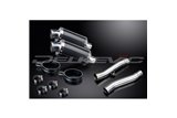 TRIUMPH TRIDENT 750 1994-1998 KIT SCARICO SILENZIATORE OVALE IN CARBONIO DA 225 MM