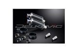 TRIUMPH SPEED TRIPLE 1050 05-10 KIT SCARICO SILENZIATORE OVALE IN CARBONIO DA 225 MM