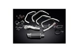 KAWASAKI ZR7S FULL EXHAUST SYSTEM 200MM CARBON ROUND SILENCER