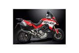 DUCATI MULTISTRADA 1200S 1260S 2015- KIT SCARICO TONDO INOX TOURING 350MM