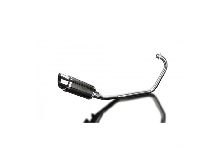 KYMCO CK1 2014-2015 FULL EXHAUST SYSTEM 200MM CARBON ROUND SILENCER