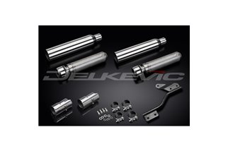 KAWASAKI VN1600 CLASSIC 03-08 KIT SCARICO SILENZIATORE PERSONALIZZATO 410MM BULLNOSE