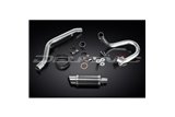 SUZUKI DRZ400S DRZ400SM FULL EXHAUST SYSTEM 200MM CARBON ROUND SILENCER