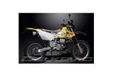 SUZUKI DRZ400S DRZ400SM FULL EXHAUST SYSTEM 200MM CARBON ROUND SILENCER