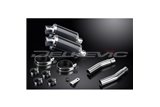 KIT SCARICO SILENZIATORE OVALE IN CARBONIO HONDA CB500T 1975-1976 225MM