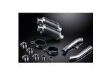 YAMAHA FJR1300 2006-2023 225MM OVAL CARBON SILENCER EXHAUST KIT