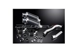 KAWASAKI Z1000 2007-2009 KIT SCARICO SILENZIATORE OVALE IN CARBONIO DA 225 MM