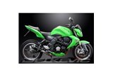 KAWASAKI Z1000 2007-2009 KIT SCARICO SILENZIATORE OVALE IN CARBONIO DA 225 MM