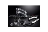 DUCATI MONSTER 620-695-800 02-08 KIT SCARICO SILENZIATORE OVALE IN CARBONIO 225MM