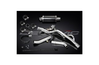 SUZUKI DL650 V-STROM ABS 2012-16 KIT SCARICO SILENZIATORE OVALE IN CARBONIO DA 225 MM