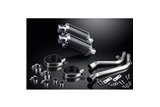 KIT SCARICO SILENZIATORE OVALE IN CARBONIO HONDA NX650 DOMINATOR 1995-2002 225MM