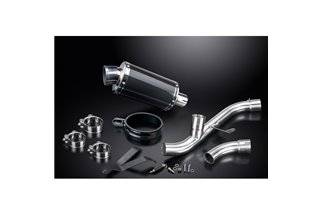 DUCATI SUPERSPORT 939 2017-2019 DECAT 225MM OVAL CARBON EXHAUST KIT