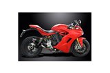 DUCATI SUPERSPORT 939 2017-2019 DECAT 225MM OVAL CARBON EXHAUST KIT