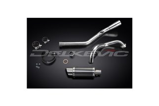 YAMAHA YZF-R125 2014-2016 FULL EXHAUST SYSTEM 200MM CARBON ROUND SILENCER