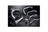 HONDA CBR1100XX BLACKBIRD 96-09 STAINLESS 4-2 EXHAUST DOWNPIPES OEM COMPATIBLE