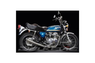 HONDA CB550-FOUR-K-SPORT 74-78 COLLETTORE DI SCARICO IN ACCIAIO INOX TUBI DI SCARICO