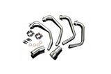 HONDA CB750K-SC-DOHC-NIGHTHAWK 78-83 STAINLESS STEEL 4-1 EXHAUST DOWNPIPES