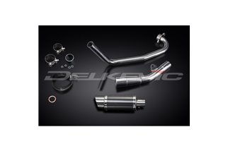 YAMAHA MT125 2014-2019 FULL EXHAUST SYSTEM 200MM CARBON ROUND SILENCER