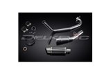 YAMAHA MT125 2014-2019 FULL EXHAUST SYSTEM 200MM CARBON ROUND SILENCER